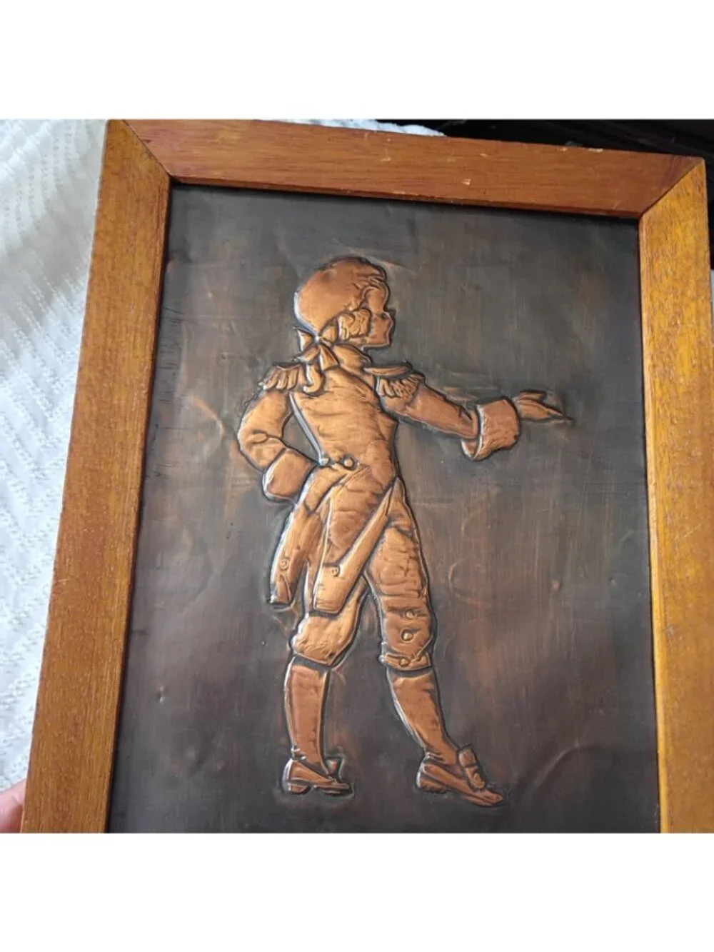 Art Hammered Cooper Colonial Boy